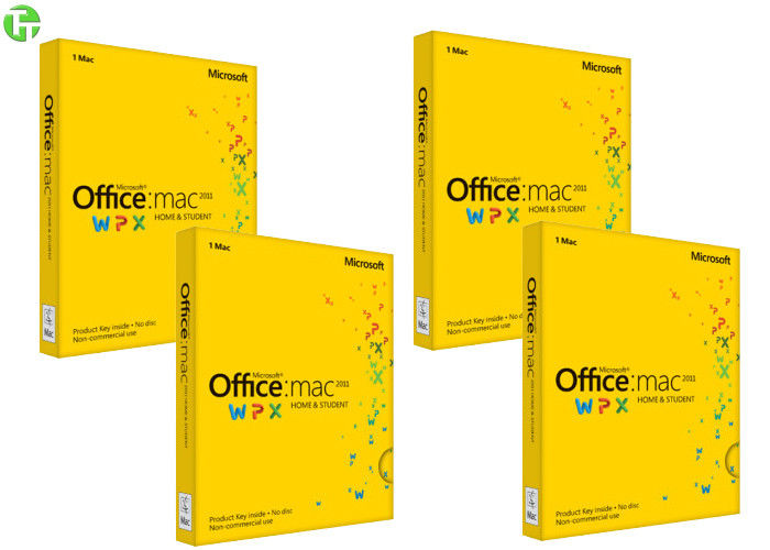 Windows Computer System Microsoft Office Mac 2011 Home and Student Version