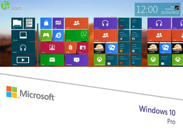 OEM Software Windows 7 / 8.1 / 10 Pro Pack Retail Box With Genuine COA Key Sticker