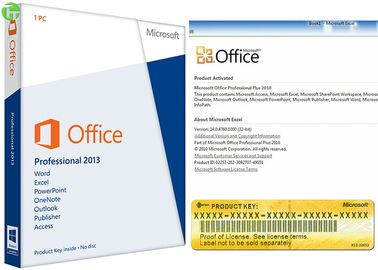 Windows Server Operating System Microsoft Office Professional 2013 Key Card