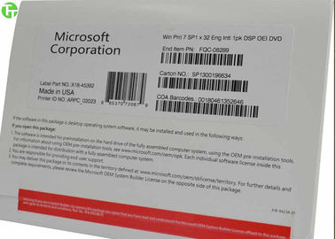 Microsoft Windows 10 Pro Pack 32 Bit Or 64 Bit Retail Box Genuine Key Card