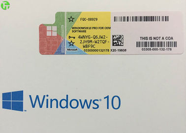 OEM Software Windows 10 Pro Retail Box Windows 8.1 Product Key Code COA Sticker