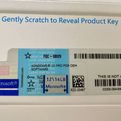 Genuine Microsoft Key For PC Win 10 Professional Key Sticker Online Activation