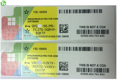 Microsoft Windows 10 Professional Product Key Code Product License Sticker