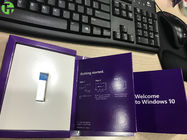Fast Start Up Original USA Windows 10 Pro Retail Box 3.0 USB & Key Card Inside Sealed Purple Box