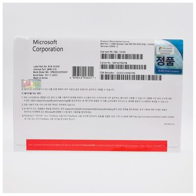 Original Windows 11 Pro OEM With Korean Language Support