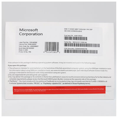 Windows 11 Pro OEM，Genuine Lifetime License Key，Instant Delivery，64-Bit System，Secure Boot, TPM 2.0