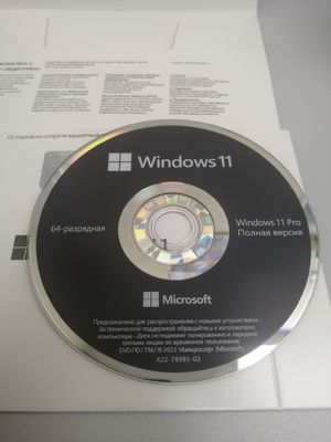 Windows 11 Professional OEM Russian Version DVD pack personal user