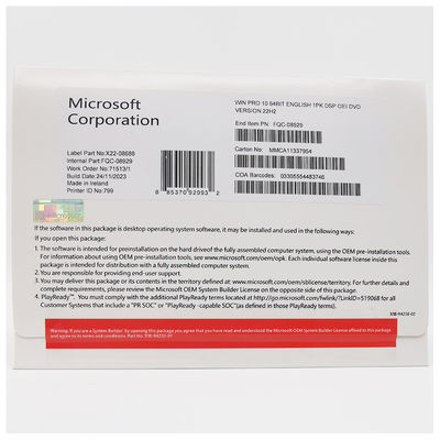Windows 10 Pro OEM Key Genuine Digital License for PC Activation