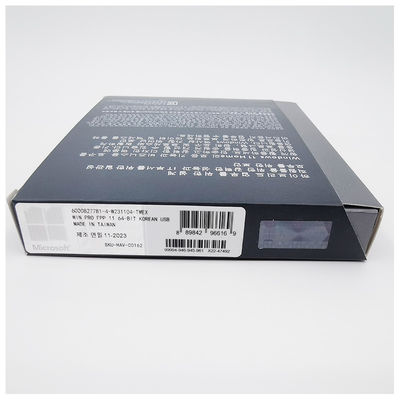 Windows 11 Pro Korean Language USB Official Retail License Key Bootable 64-Bit Installation Media Instant Activation
