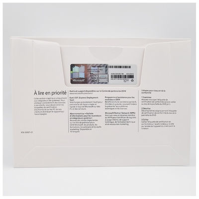 Microsoft Windows 11 Pro 64-Bit French DVD OEM System Builder Pack for New PC