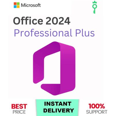  Genuine MS Office 2024 Pro Plus Lifetime Key Instant Digital Delivery