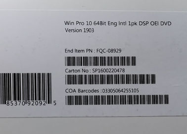 Win 10 Pro Product Key COA KEY STICKER Original OEM Key for Download Media activation