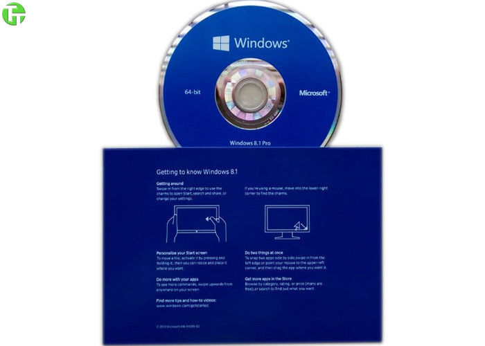 1 GHz Microsoft Windows 8.1 Professional SP1 64 Bit System Builder DVD 1 Pack