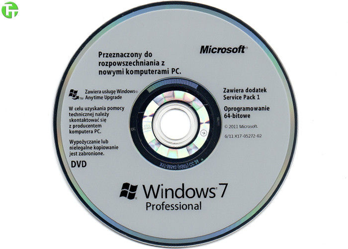 Original Win 7 Pro OEM 32Bits x 64Bits Polish / French / Italian Version Original OEM Key