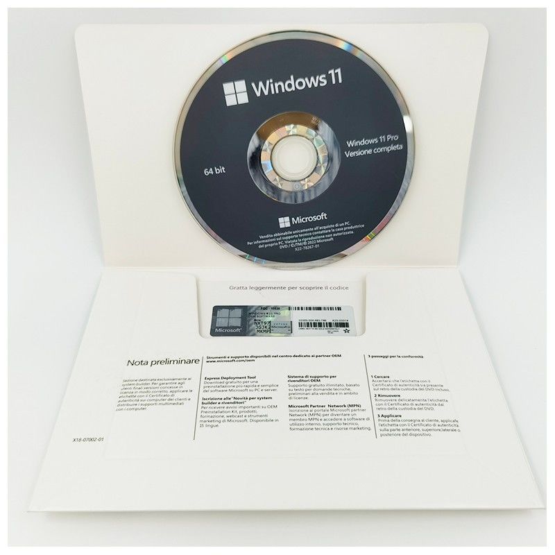 Windows 11 Pro OEM License Key - Genuine & Lifetime Activation No Language Limitation