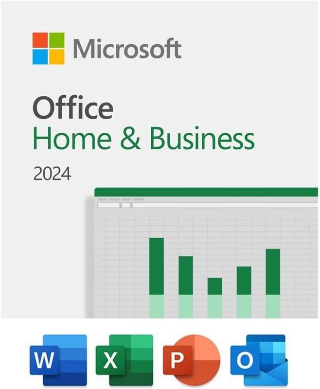 Microsoft Office Home & Business 2024: One-Time Purchase Lifetime License， Windows 10/11 & MacOS Compatible