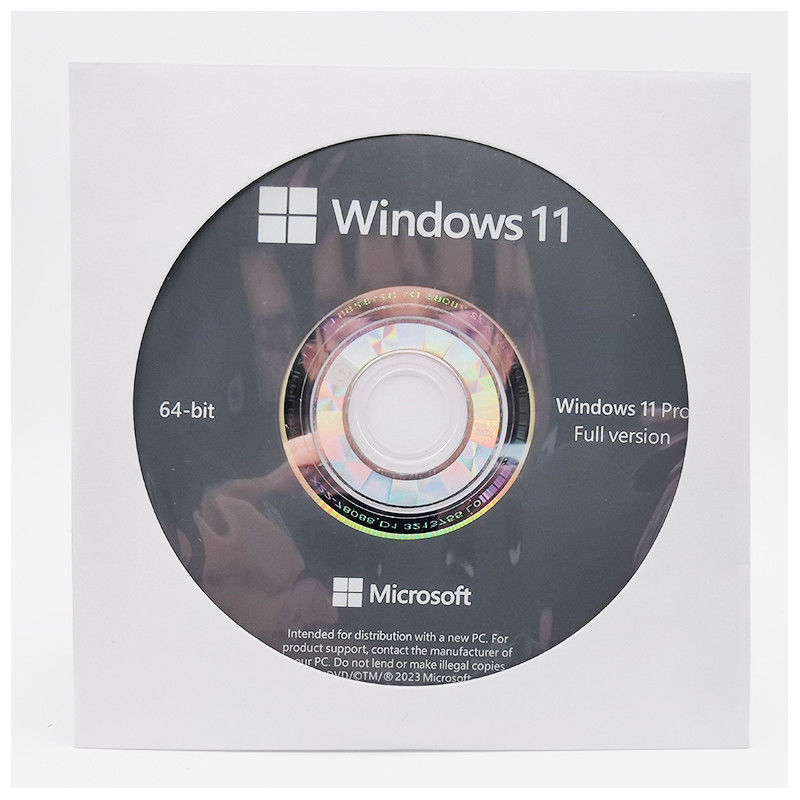 Microsoft Windows 11 Pro OEM DVD English Legitimate System Builder License for One PC