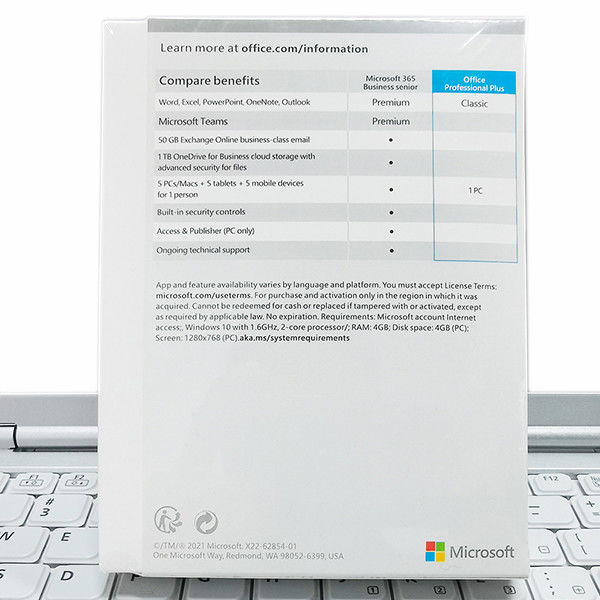Office 2021 Pro Plus Perpetual License Complete Suite with Word, Excel, PowerPoint & Outlook