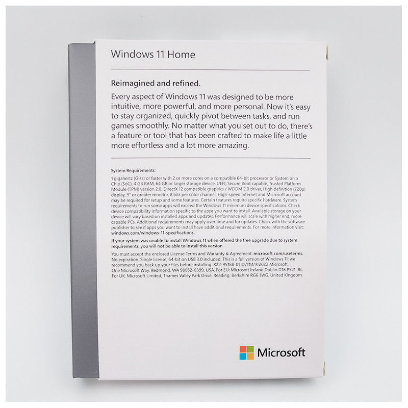 Microsoft Windows 11 Home Retail USB Easy Install & Genuine Key