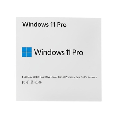 Windows 11 Pro OEM 4 GB Ram 20 GB Hard Drive Space X86 64 Processor Type for Performance