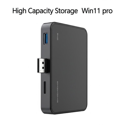 High Capacity Storage Win11 pro USB box with 16 GB Hard Disk Space and 64 GB or Larger Storage Device