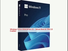 Windows 11 Pro OEM 64-bit OS - Secure Boot & TPM 2.0 Enabled