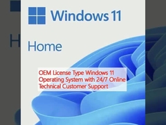 OEM License Type Windows 11 Operating System with 24/7 Online Technical Customer Support