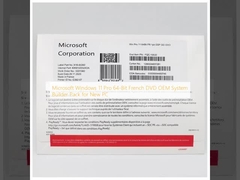 Microsoft Windows 11 Pro 64-Bit French DVD OEM System Builder Pack for New PC