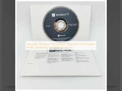  Microsoft Windows 11 Pro French OEM DVD Pack Original 64-Bit License Key for Professional Use