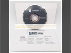 Genuine Windows 11 Pro OEM DVD German Edition 64-Bit System Builder License for Business