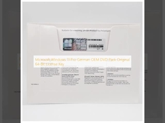 Microsoft Windows 11 Pro German OEM DVD Pack Original 64-Bit License Key